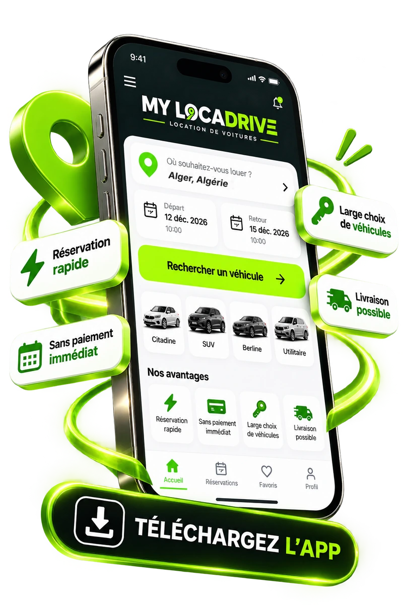 Aperçu de l’application MyLOCADRIVE
